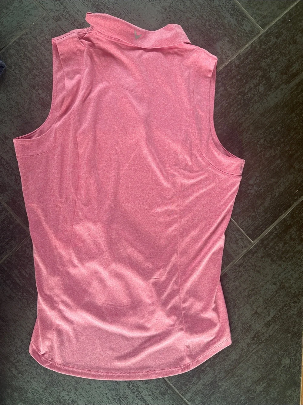 Callaway Girls' Navy Performance Tee & Pink Sleeveless Polo Set - Picture 7 of 7